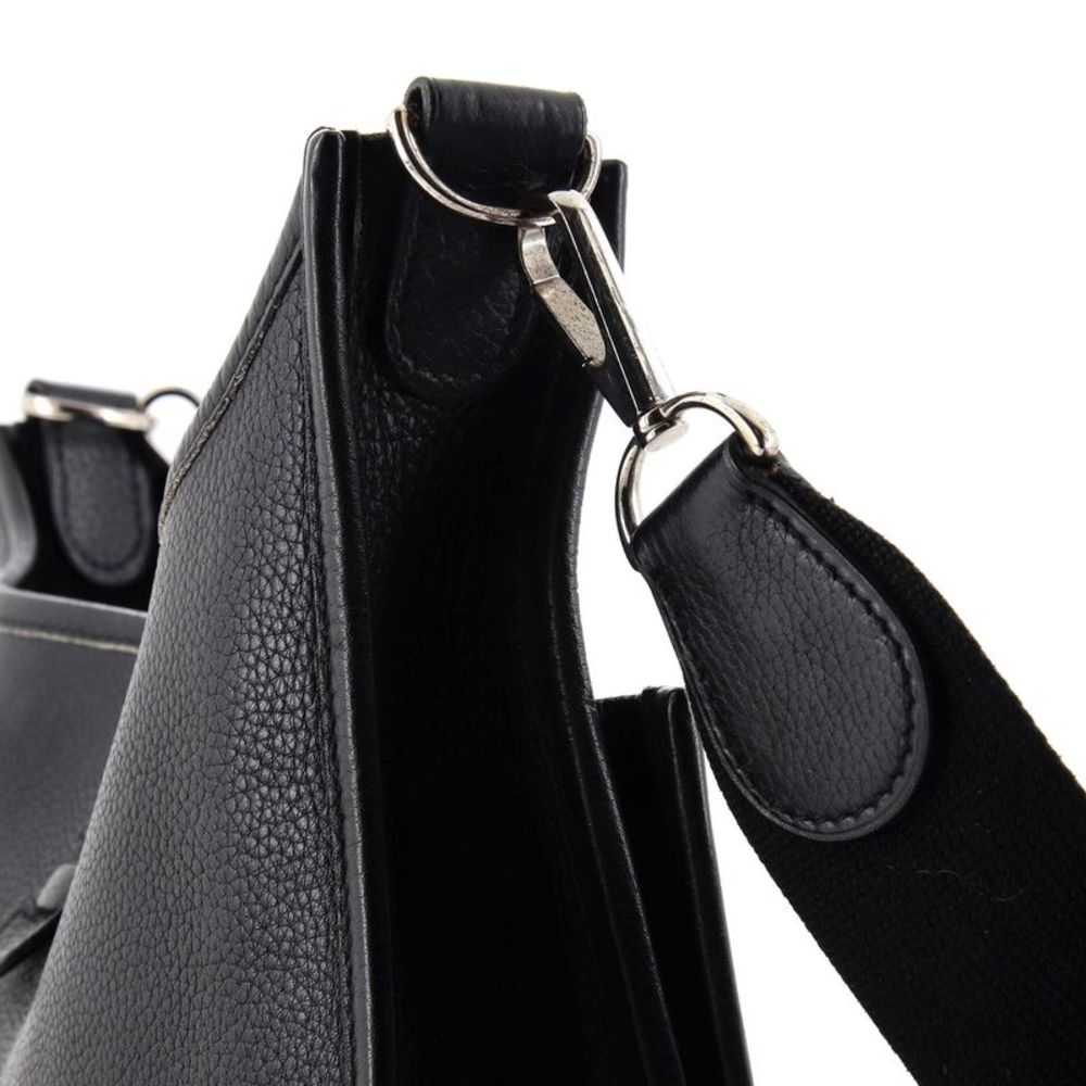 Hermes Evelyne Bag Gen II Vache Liegee PM Black - Picture 6 of 11